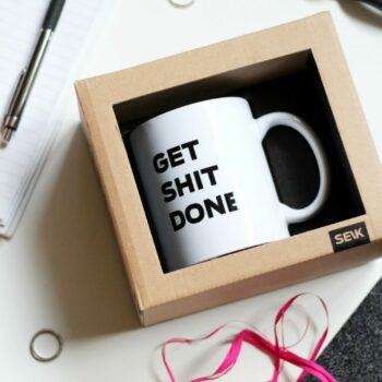 Design mok - klaar voor de dag - Paula Design