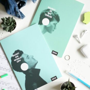 Bullet Journal-muziek op & muziek is (2 stuks)