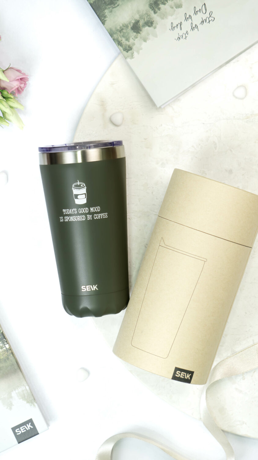 Termokande/kaffekop - todays good mood is sponsored by coffee 350ml