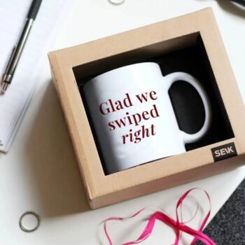 Design mok - Glad we swiped right