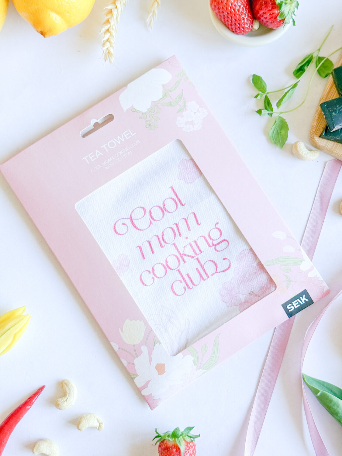 Keukenhanddoek cool mom cooking club - Afbeelding 3