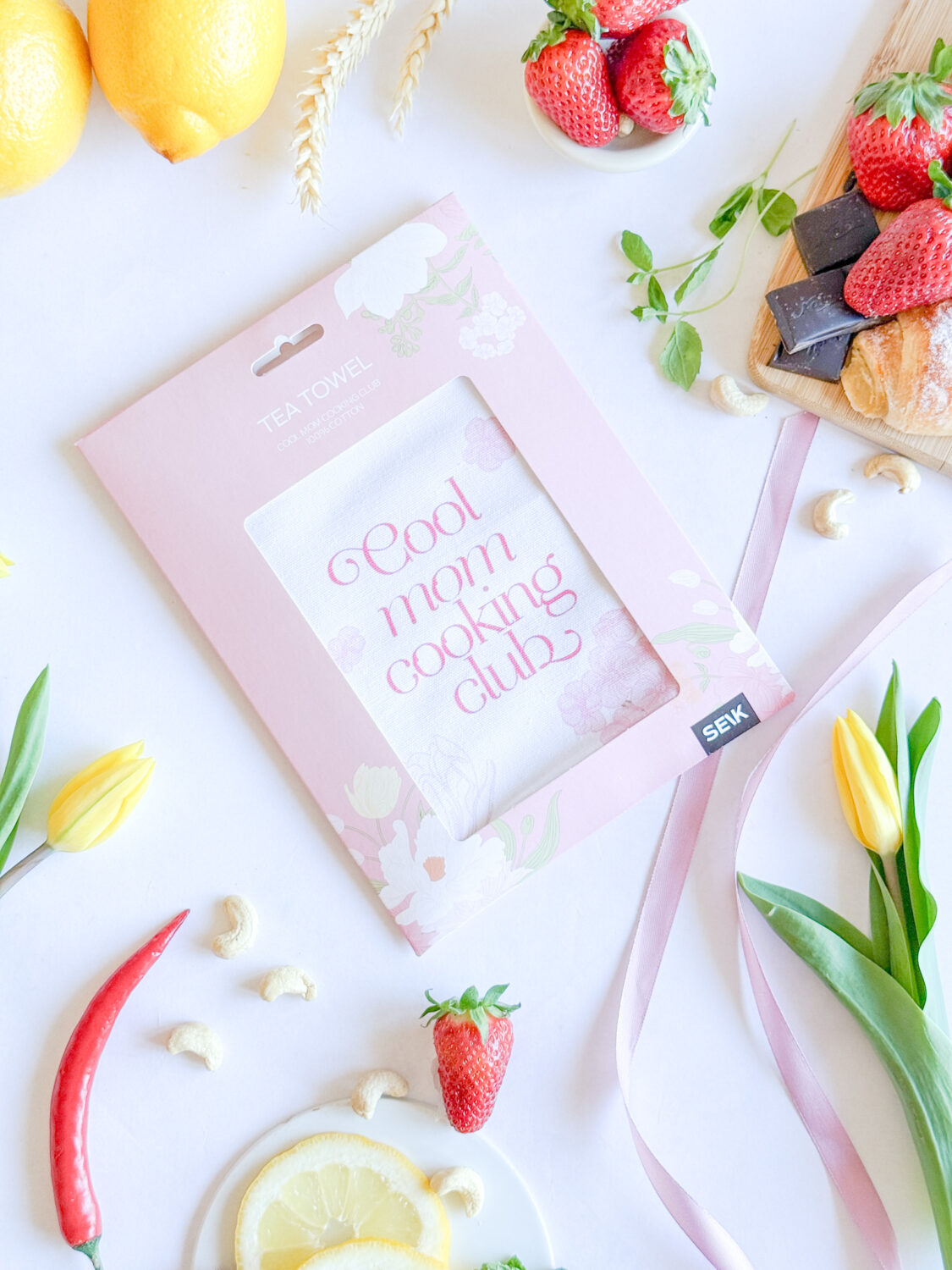 Keukenhanddoek cool mom cooking club - Afbeelding 10